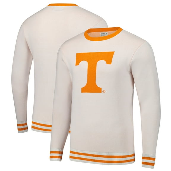 Unisex Uscape Apparel White Tennessee Volunteers Renew Knit Vintage Pullover Sweater