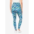 thumbnail image 2 of Woman Within Plus Size Petite Stretch-Cotton Knit Pull-On Printed Pocket Leggings, 2 of 5