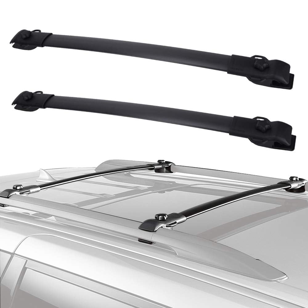 YUEYINGMA Black Roof Rack Rails Luggage Carrier Bar for 2014-2019 XLE /& Limited /& SE（Not fit LE /& LE Plus Models）