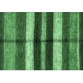thumbnail image 1 of Ahgly Company Indoor Rectangle Abstract Emerald Green Modern Area Rugs, 7' x 10', 1 of 4