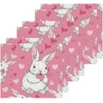 thumbnail image 3 of Easter Bunny Washcloths Set of 4-12 x 12 inch Pure Cotton Wash Cloth Highly Absorbent and Soft Fingertip Towels Face Cloths for Bath, Spa Wash cloth, 3 of 7