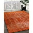 thumbnail image 3 of Ahgly Company Machine Washable Indoor Rectangle Traditional Orange Red Area Rugs, 7' x 9', 3 of 7