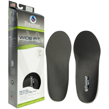 powerstep wide fit orthotics