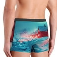 thumbnail image 3 of Goofa Aurora Borealis Village Printed Men's Boxer Briefs Underwear, Moisture-Wicking Underwear, Trunk,Soft and Breathable Cotton Underwear-X-Large, 3 of 9