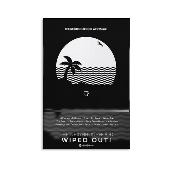 The Neighbourhood Wiped Out 1 Canvas Poster Bedroom Decoration Landscape Office Valentine's Birthday Gift