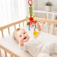 thumbnail image 6 of Kiddiway Baby Toy Teether Car Hanging Wind Chime - Plush Figurine Style, Baby Car Toys & Stroller Toys, Teething Toy with Soft Rattle, Sensory Soothing, BPA-Free, Hanging,f, 6 of 6