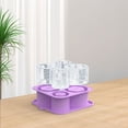thumbnail image 2 of Clearance!Bandeja de hielo de silicona mejorada y molde,bandeja de hielo de café cilíndrica de gran tamaño para refrigerador con tapa y accesorios de vidrio, 2 of 3
