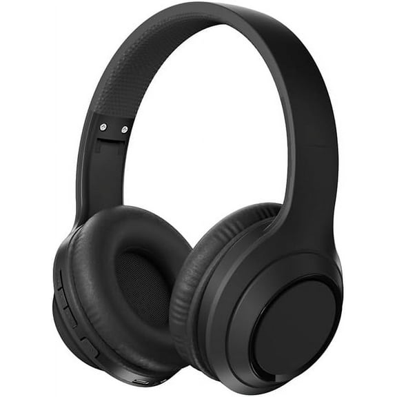 Wireless Headphones Bluetooth, Foldable Over Ear Headphone, Hi-Fi Stereo Headphones, Gaming Headset, Premium Leatherette Ear Cushions, Lightweight, Built in Mic for phone/TV/PC/MP4/Home/Office/School