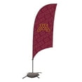 thumbnail image 1 of 810029MIN-001 Affichages Drapeau NCAA en Plumes de Rasoir avec Base en Croix - No.001, 1 of 1