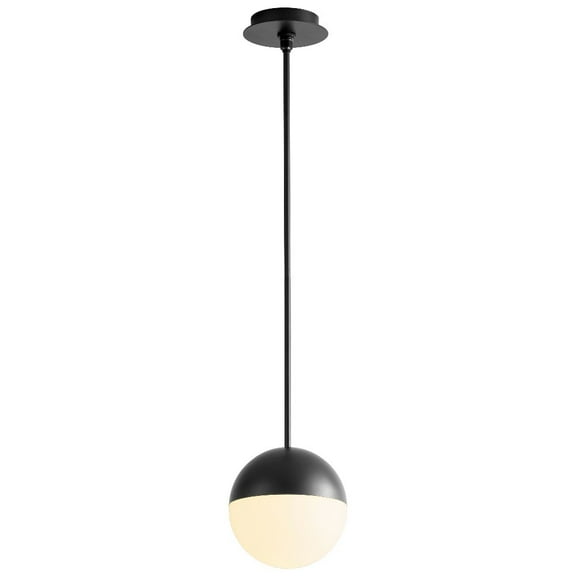 8 Inch 6.1W 1 Led Pendant-Satin Nickel Finish-3000 Color Temperature Oxygen Lighting 3-6901-24