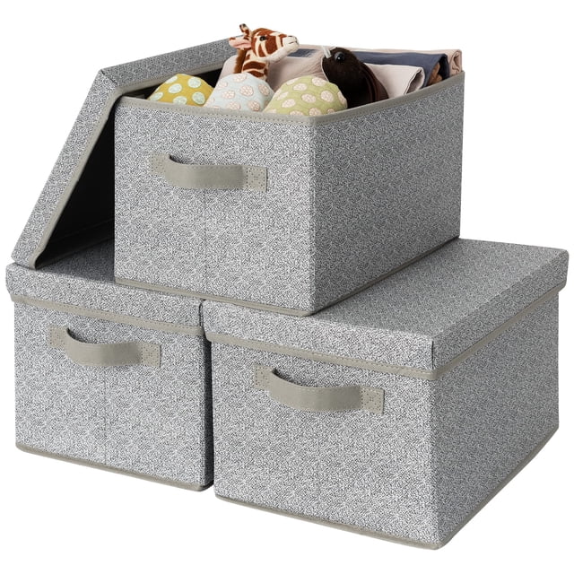 Granny Says Contenedores De Almacenamiento Con Tapas, Caja De Memoria Para Recuerdos, Cesta De Almacenamiento Con Tapa, Organizador De Almacenamiento Para Armario, Cajas De Almacenamiento Decorativas,