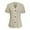 Womens Clothing Beige, variant on Womens Short Sleeve Shirts, Eyelet Tops for Women Summer Dressy Casual Loose Fit Vintage Solid Color V Neck Button Down Blouses