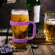 thumbnail image 3 of Vaso de 30 oz con asa de acero inoxidable para cerveza, con asa ajustable y antideslizante (morado), 3 of 7