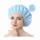 thumbnail image 1 of wonima11 Shower Caps For Women Reusable Waterproof，Pattern And Solid Color Dual-Layer Design For Dual-Layer Usable，Protects Hair In Shower, Spa, Cooking, Clean & Travel (Blue, Extra Large), 1 of 1