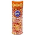 thumbnail image 2 of Wilton 710-0443 Sherbet-Flavored Sugar Pearl Sprinkles, Orange, 2 of 2