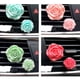 thumbnail image 3 of BRIGHTFUFU 1 par de difusores de perfume sólido con forma de rosa para aromaterapia, estilo clip, para decoración del salpicadero del coche, regalo festivo (rosa, grande y pequeño), 3 of 7