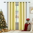 thumbnail image 5 of Junvictex Ombre Yellow Blackout Curtains, Grommet Top Design, Triple Weave Fabric with Black Layer for Enhanced Privacy and Light Control, Bedroom Window Drapes,54"x95", 5 of 5