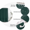 thumbnail image 6 of Pure Dark Green Waterproof Fabric Shower Curtain, Simple Solid Color Waterproof Fabric Shower Curtain for Bathroom Curtains Bathtubs Hotel Washable Shower Curtains with 12 Hooks Small 36x78in, 6 of 8