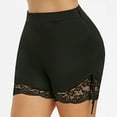 thumbnail image 5 of OJSFQUFP Women's Active Shorts Black Women Pants Plus Size Women Lace Leggings Shorts Tight Yoga Pants for Women Beautiful Creative Shorts L3, 5 of 5