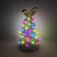 thumbnail image 2 of XDDST Easter Decorations for The Home Lighted Easter Spring Rabbit Ceramic Tree Decor Light up Easter Bunny Light Spring Decorations Centerpieces for Tables Indoor, 2 of 6