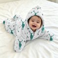 thumbnail image 2 of YunPes Baby Starfish Onesie Winter Warm Fleece Jumpsuit Newborn Wearable Blanket Swaddle Sack Baby One Piece for Halloween Christmas, 2 of 5