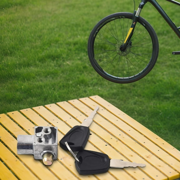 BCLONG 2Pcs Electric Bicycle E-bike Battery Saddle Tube Lock Key Anti-theft Alluminum