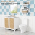 thumbnail image 5 of 24 Inch Wall Shelves for Bedroom Set of 3, Large Bathroom Floating Shelves for Wall, Long Decorative Hanging Arched Shelving Unit for Living Room Kids Girls Room Nursery Office (White), 5 of 7