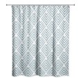 thumbnail image 2 of Creative Products Blue Geo Arrows 71x74 Shower Curtain, 2 of 2