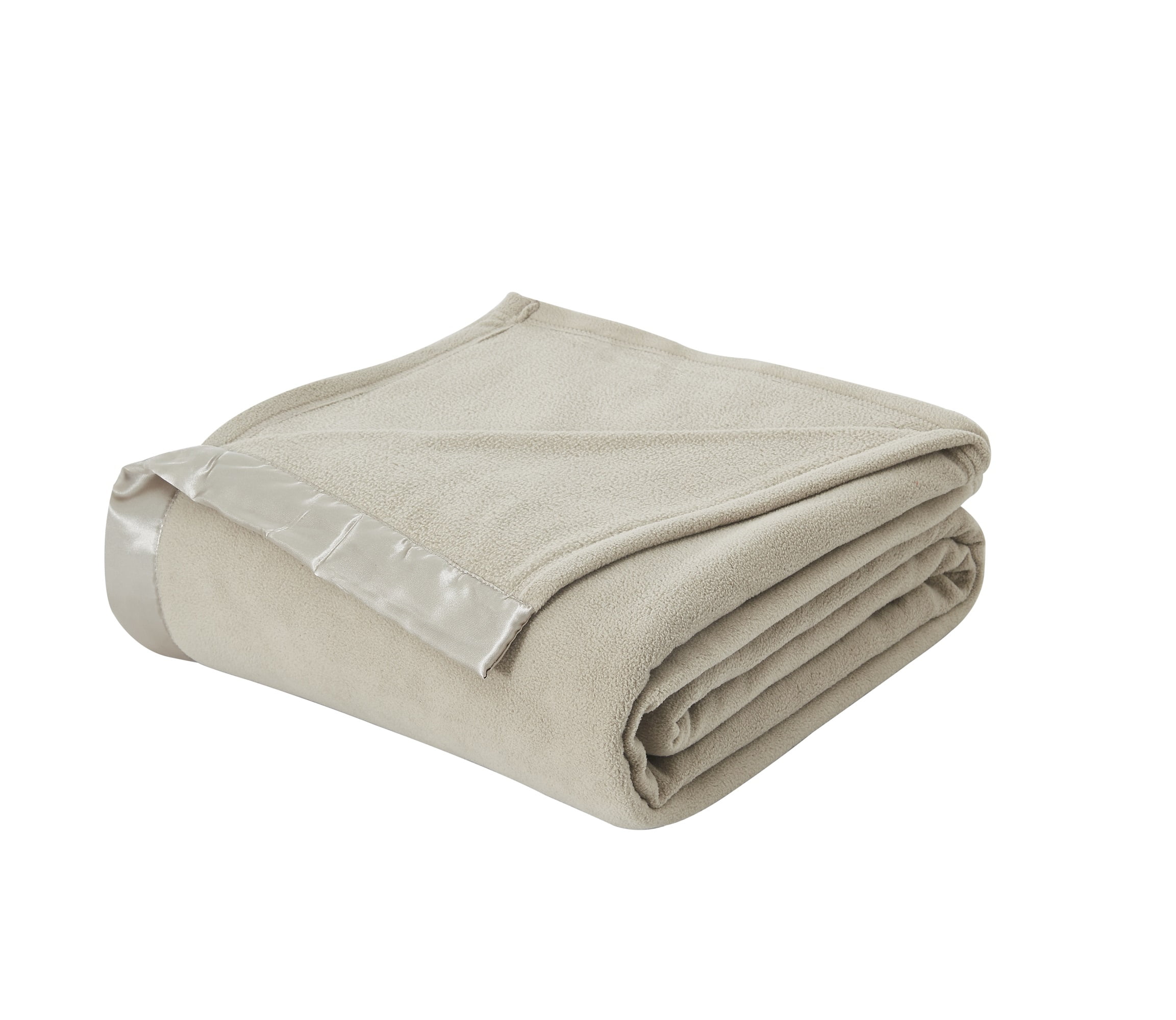 Microfleece Blanket with Satin Binding