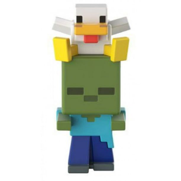 Minecraft Earth Series 19 Reverse Chicken Jockey Minifigure No Packaging Walmart Com