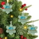 thumbnail image 5 of Adornos Navideños de Vidrio Marino con Forma de Copo de Nieve, Adornos Colgantes de Acrílico 2D para Árbol de Navidad, Arte de Vidrio Marino, Recuerdo de Amistad y Relación, Regalo de Navidad., 5 of 6