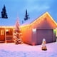 thumbnail image 5 of Cortina de luces navideñas con forma de copo de nieve, cadena de luces LED con cascada para decoración de exteriores, 5 m de caída, para fiestas en el jardín y vacaciones, 5 of 5