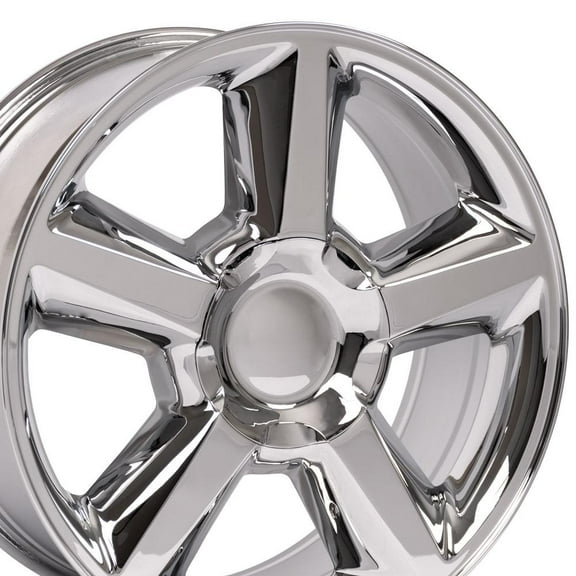 OE Wheels CV83 20 Inch Rim Fits Tahoe Style 6x139.7 20x8.5 Chrome - Hollander 5308 (1)