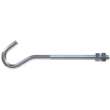 

Hillman Group 321798 Flagged - Clothesline Hook Bolts 0.375 x 7.25 in. - 135 lbs Limit - Pack of 5