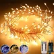 thumbnail image 2 of Guirnalda de luces LED con control remoto y alambre de cobre, con forma de petardos, para decoración de bodas, fiestas y habitaciones de Navidad, 2 of 5