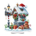 thumbnail image 1 of Kit Adornos Escritorio JShteea Con Pintura Diamantes Forma Especial Regalo Navidad, 1 of 9