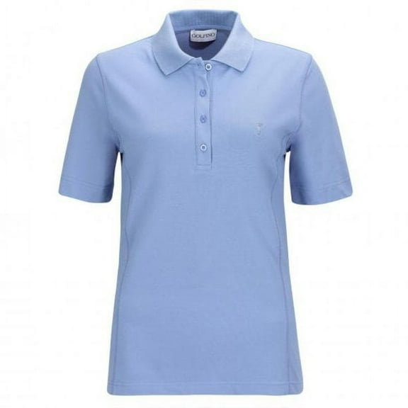 Golfino MARTINA POLO (UV PROTECTION), Ladies' performance golf polo shirt with sun protection in slim fit size 14 (extra large)