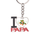 thumbnail image 1 of Polypedatid ranas verdes El soporte del llavero de metal del llavero ama a papá, 1 of 3