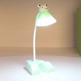 thumbnail image 4 of Table Night Light for Bedroom, Mini Children Cartoon Foldable LED Desk Lamp USB Charging Lamp Reading Eye Protection Lamp for Kids (Green Frog), 4 of 8