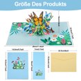 thumbnail image 4 of Tarjeta emergente con mariposa, tarjeta emergente con mariposa y flor, flor y mariposa, tarjeta de regalo 3D, tarjeta de cumpleaños emergente, tarjeta de felicitación 3D para esposa, novia, 4 of 7