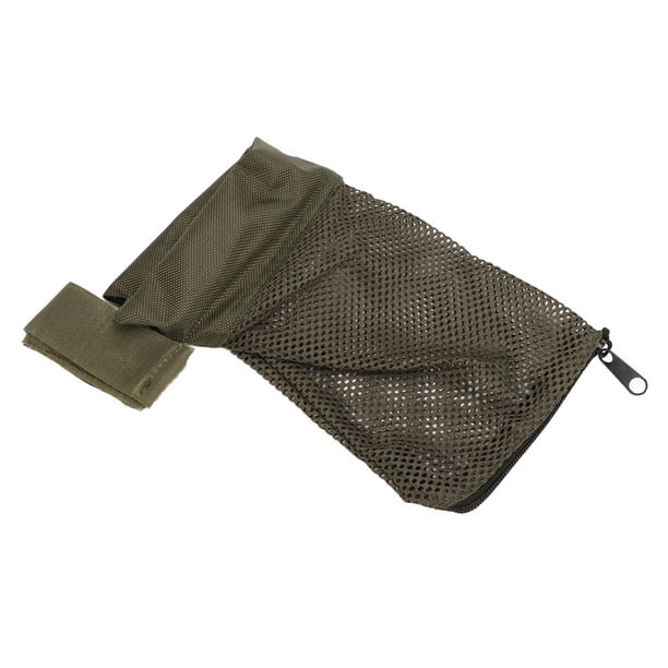 Quick Release Shell Catcher, Sturdy Time Saving Waterproof Heat Resistant Brass  Shell Catcher With Hook And Loop Strap For OD Green 