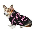thumbnail image 7 of Haiem Breast Cancer Awareness for Winter Dog Hoodie Sweatshirts with Pockets Warm Dog Clothes for Small Dogs Chihuahua-Small, 7 of 7