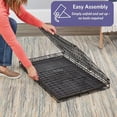 thumbnail image 2 of 30-Inch for Medium Breeds, 21-40 lbs, Single Door Folding Dog Crate with Divider Panel, Leak-Proof Tray & Secure Latch, Portable, Durable & Easy to Assemble, 2 of 6