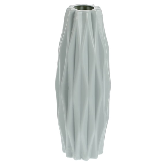 LEORX 1pc Imitation Ceramic Flower Vase: Small Grass Vases Decorative Vase For Home Living Room Dining Table Farmhouse Office Decor