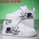 thumbnail image 4 of Zapatos de punto para niñas y niños, zapatillas de deporte para niños, zapatos de baloncesto informales para estudiantes, zapatillas de deporte para niños, zapatos deportivos de moda para correr, rega, 4 of 5