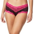 thumbnail image 2 of Maidenform Women's Sexy Must Have Cheeky Hipster, Strawbry Verticle Stripe/Wild Strawberry, 9, 2 of 3