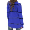 thumbnail image 6 of Uaswgudfs Fleece-Lined Cardigan Coat: Windproof Autumn Longline with Stripes & Versatile Daily Wear Design, 6 of 6