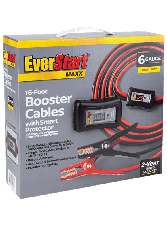 Jumper Cables in Car Battery Chargers and Jump Starters