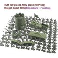 thumbnail image 3 of 26-27 100Pcs Military Soldier Model Toy Set, Plastic Military Toy Soldiers Men Figures Military Toy Action Figures Army Educational Toy For, 3 of 5