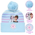 thumbnail image 2 of Set de gorro y guantes de invierno Disney Frozen para niñas de 2 a 7 años, 2 of 7
